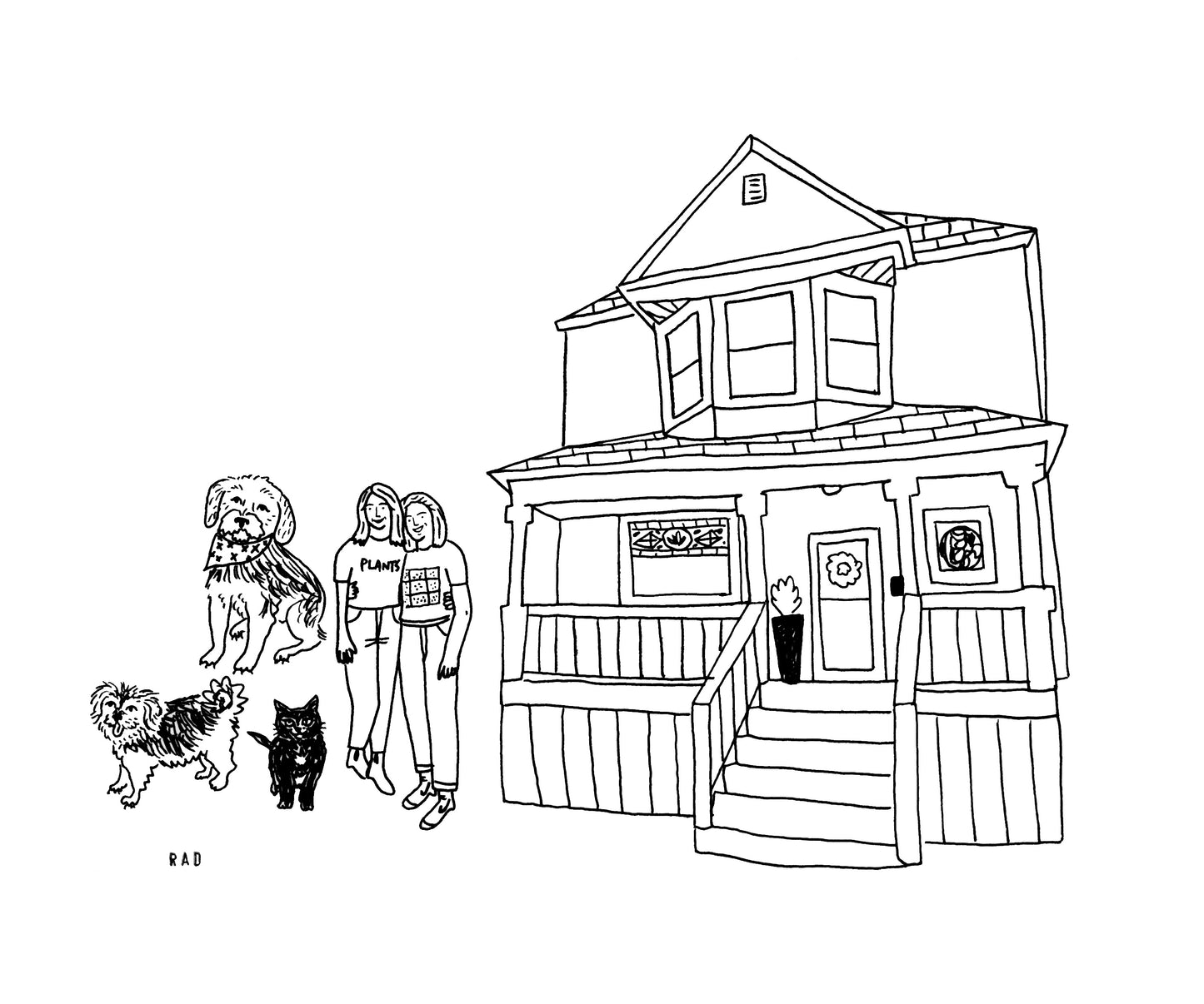 Custom House + Couple/ Family Portrait