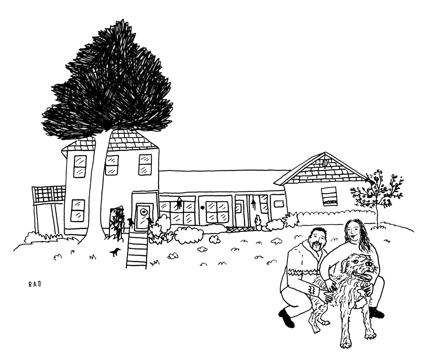 Custom House + Couple/ Family Portrait