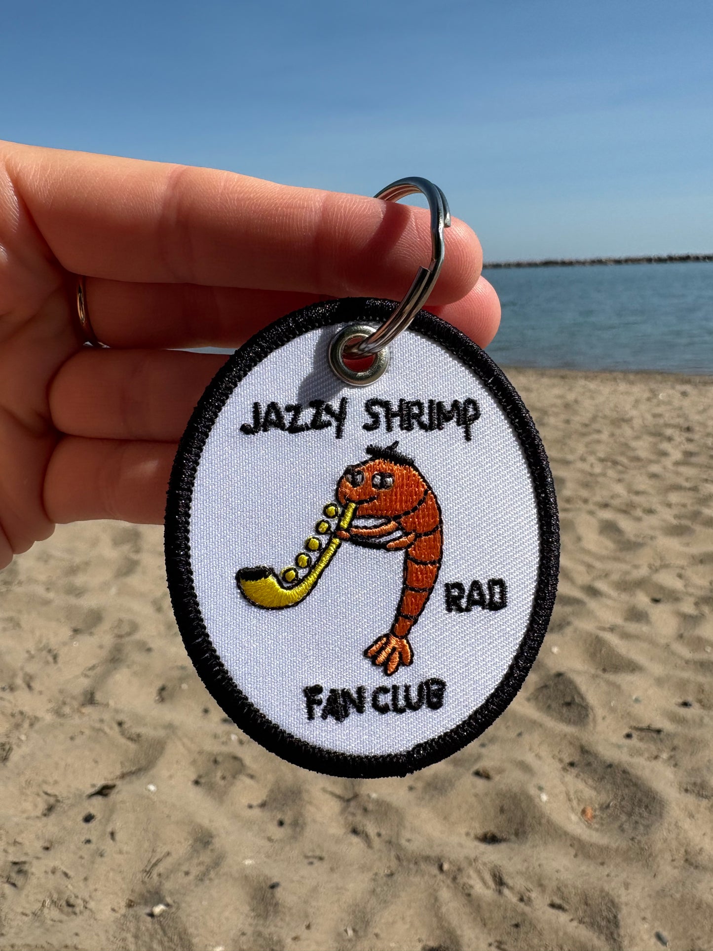 Jazzy Shrimp Fan Club Keychain