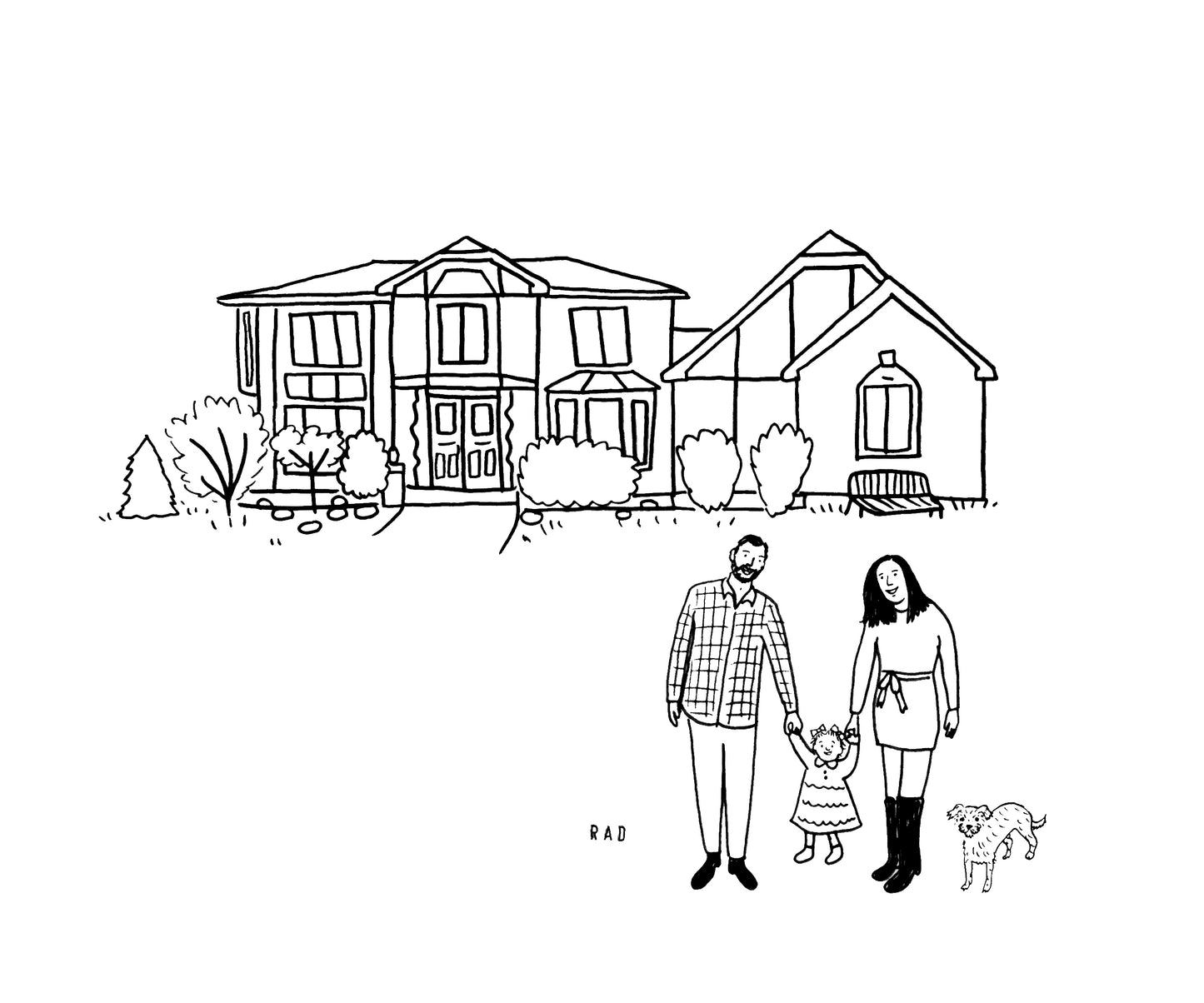 Custom House + Couple/ Family Portrait