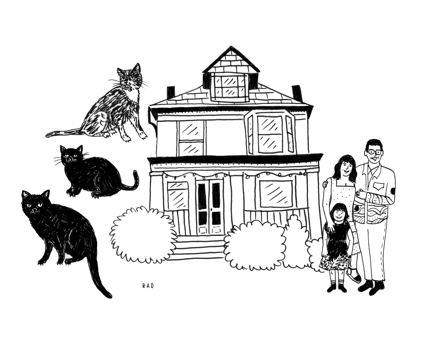 Custom House + Couple/ Family Portrait