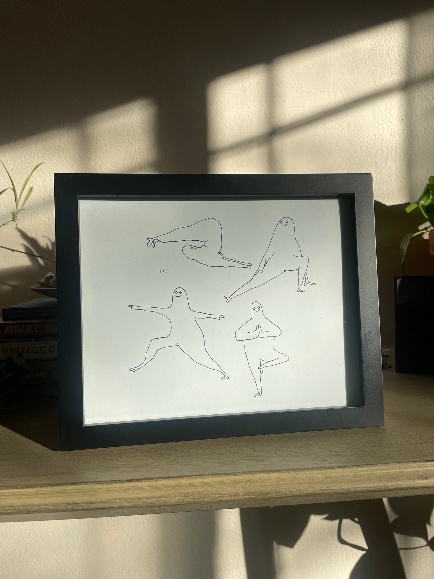 Ghost Yoga Print 8"x10"