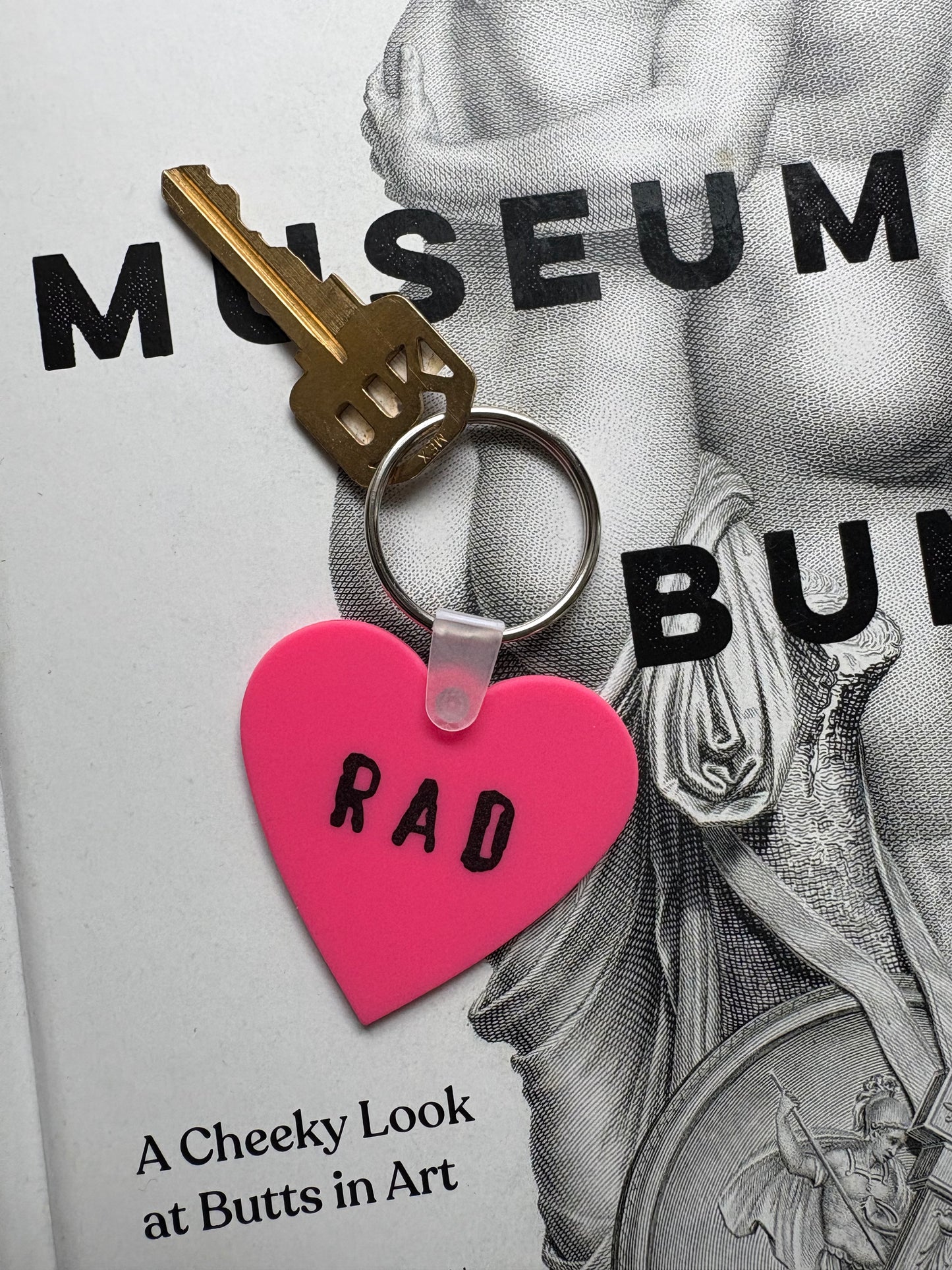 I Heart Butts Keychain