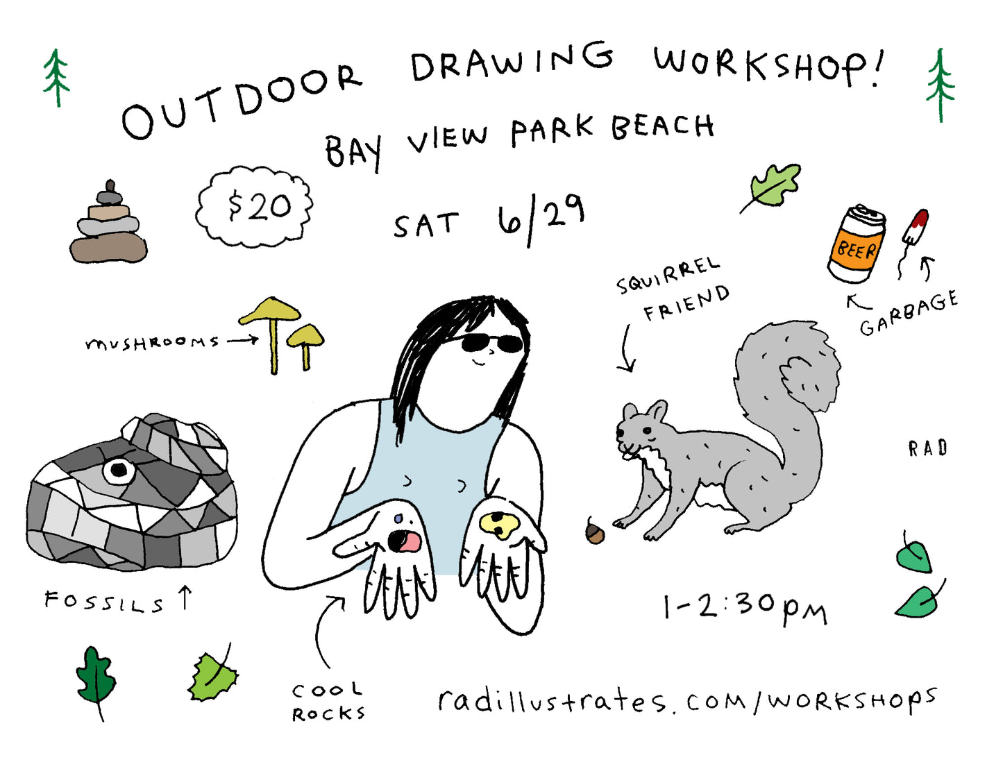 Outdoor Drawing Workshop in Milwaukee