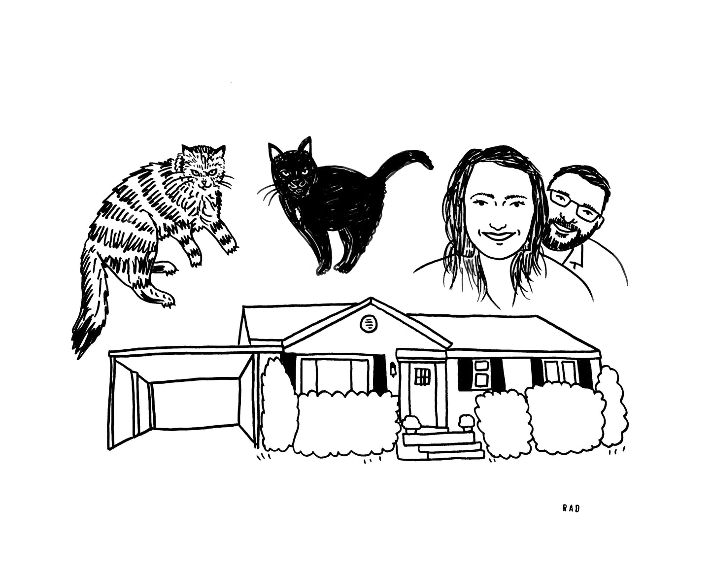 Custom House + Couple/ Family Portrait