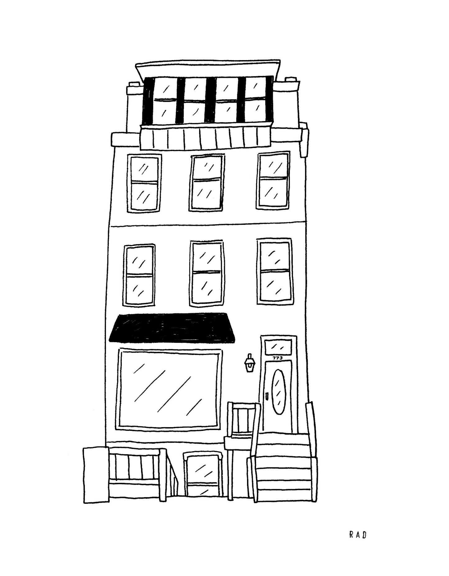 Custom House Portrait