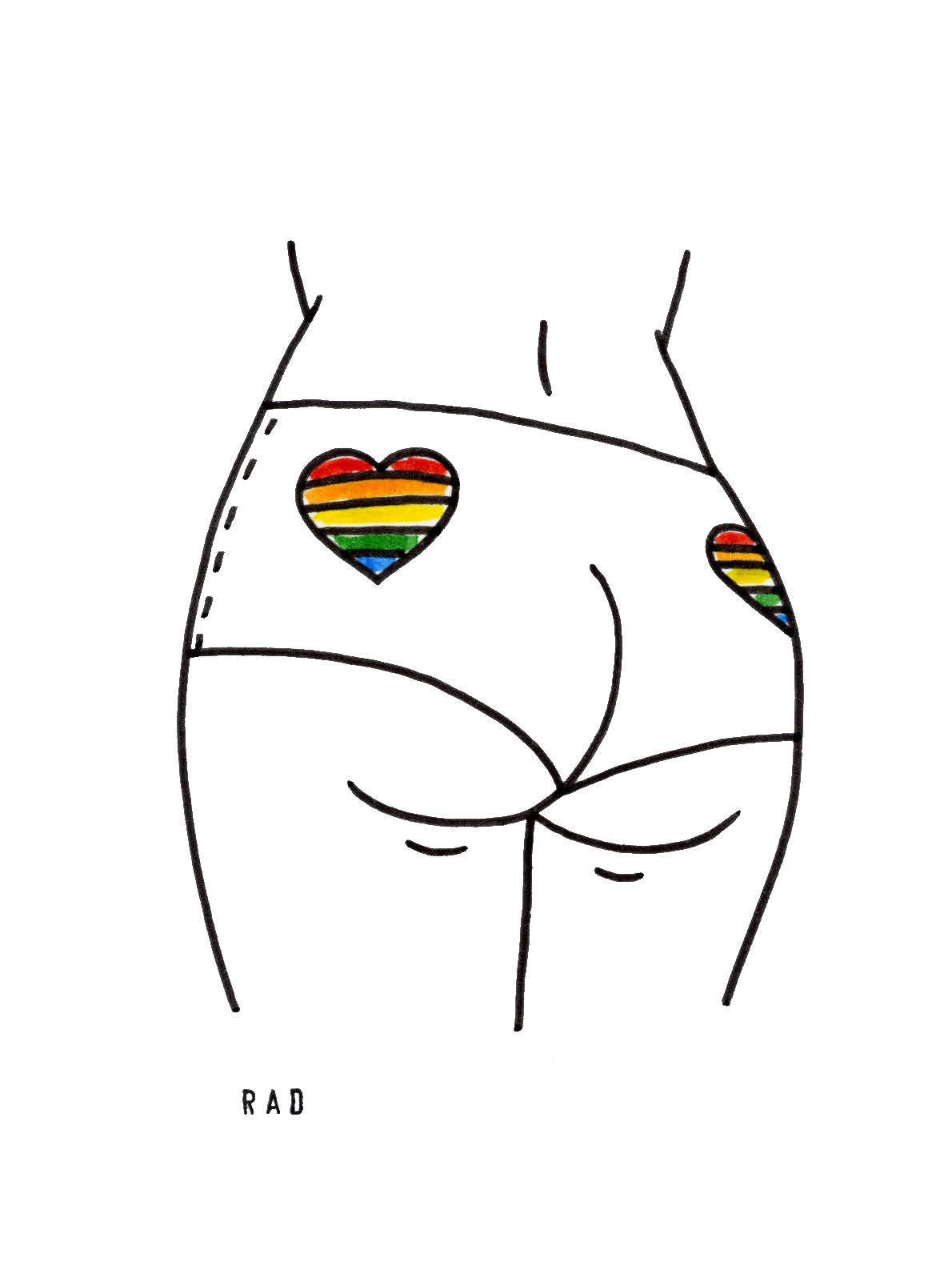 One Custom Booty Portrait (Person or Pet)