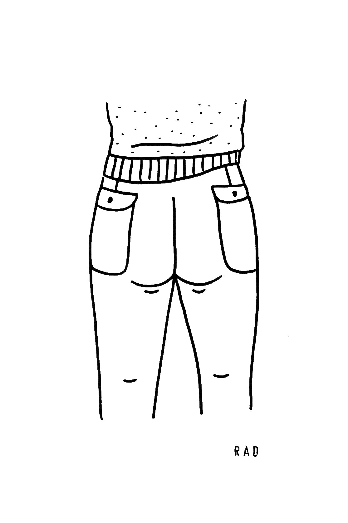 One Custom Booty Portrait (Person or Pet)