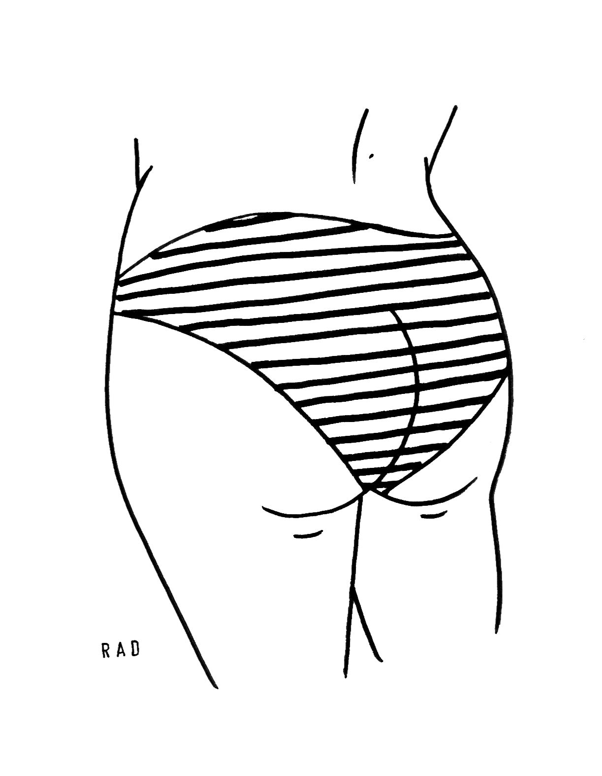 One Custom Booty Portrait (Person or Pet)