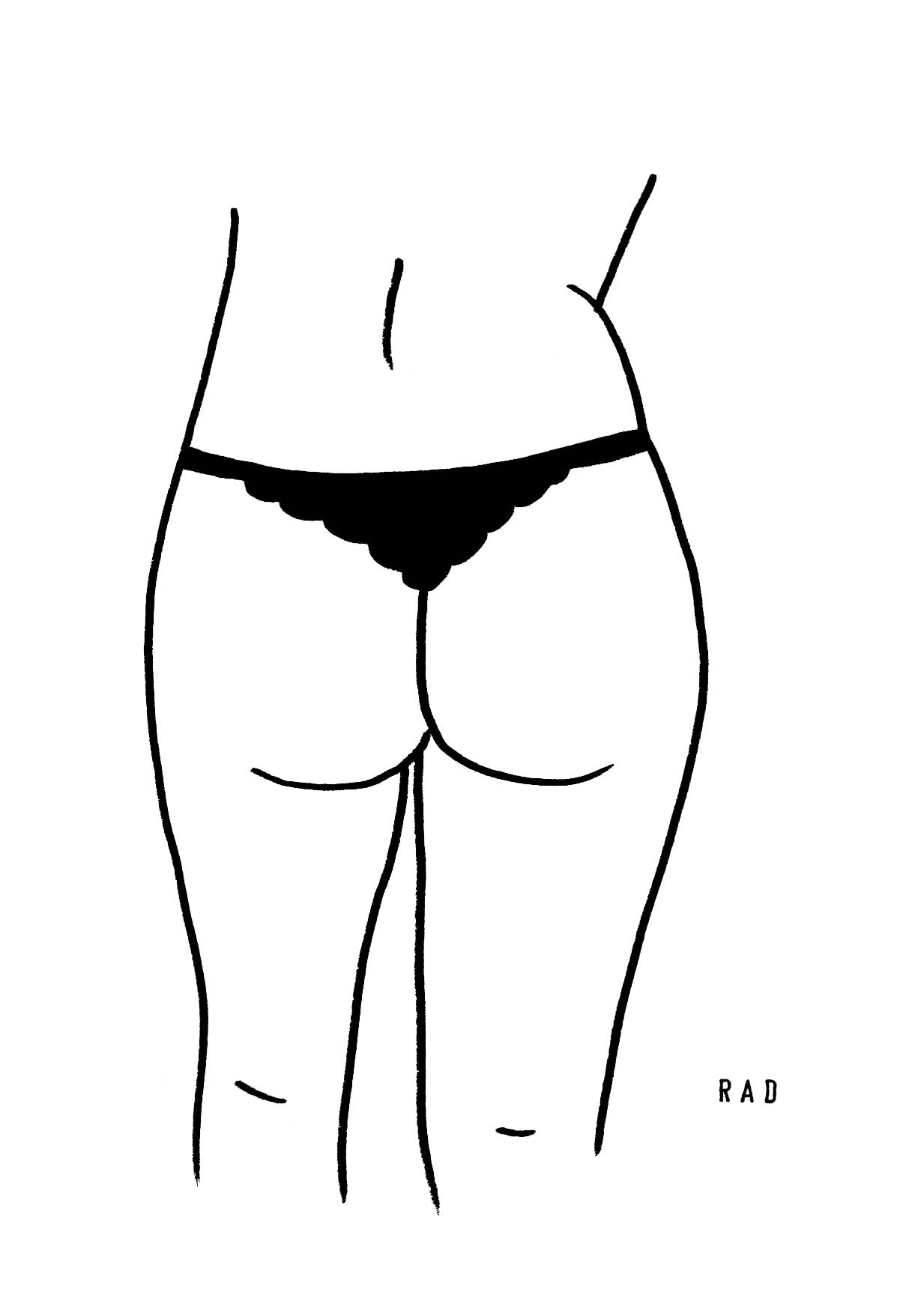 One Custom Booty Portrait (Person or Pet)