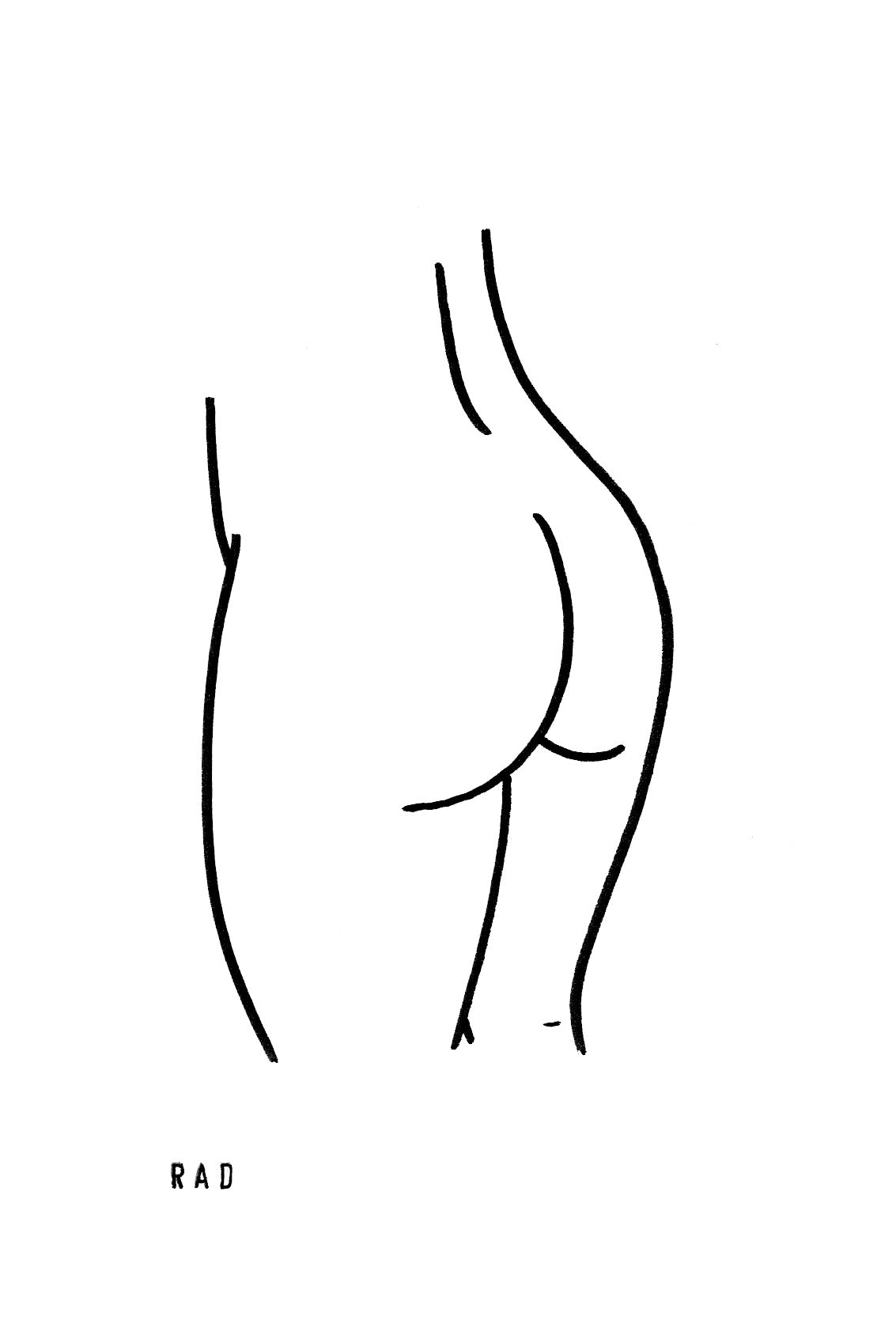 One Custom Booty Portrait (Person or Pet)