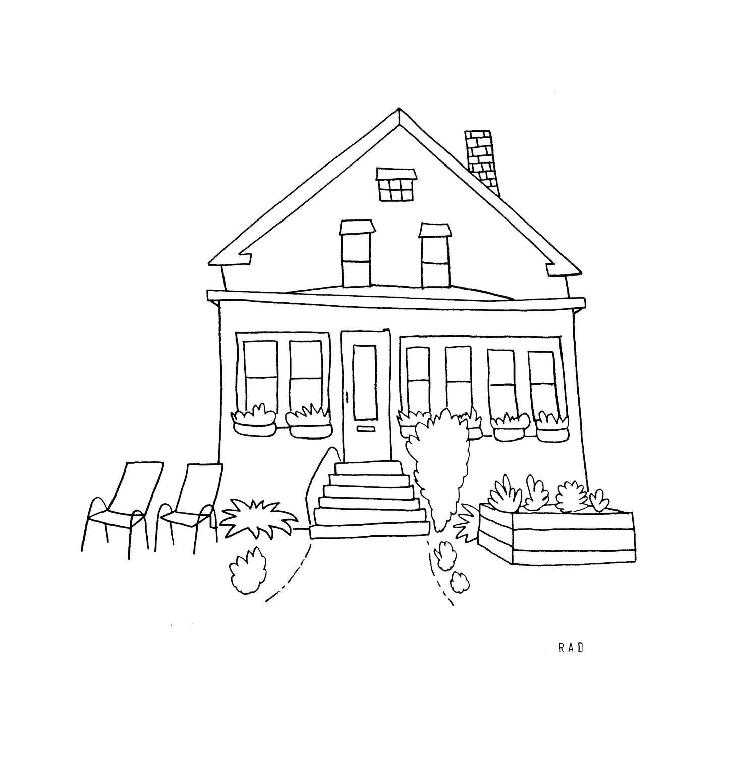 Custom House Portrait