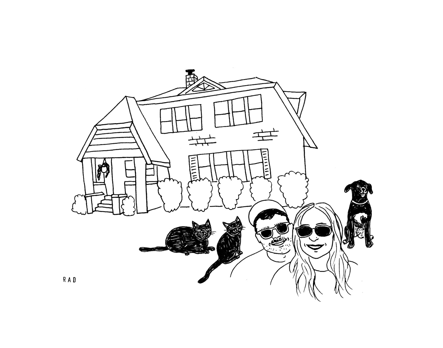 Custom House + Couple/ Family Portrait