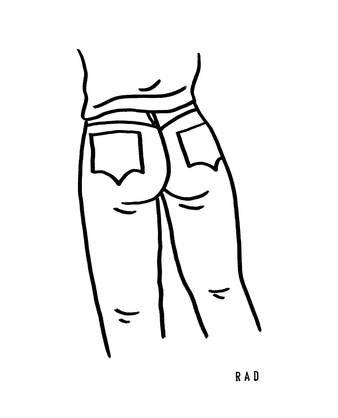 One Custom Booty Portrait (Person or Pet)