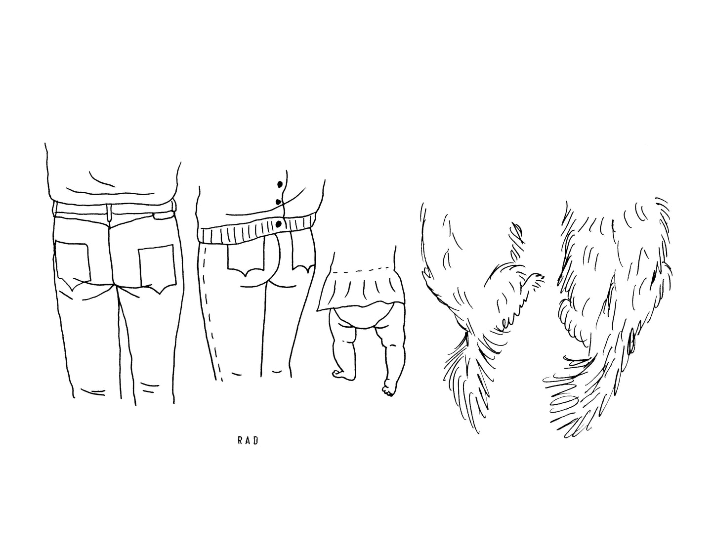 Five Custom Booty Portrait (People and/or Pets)