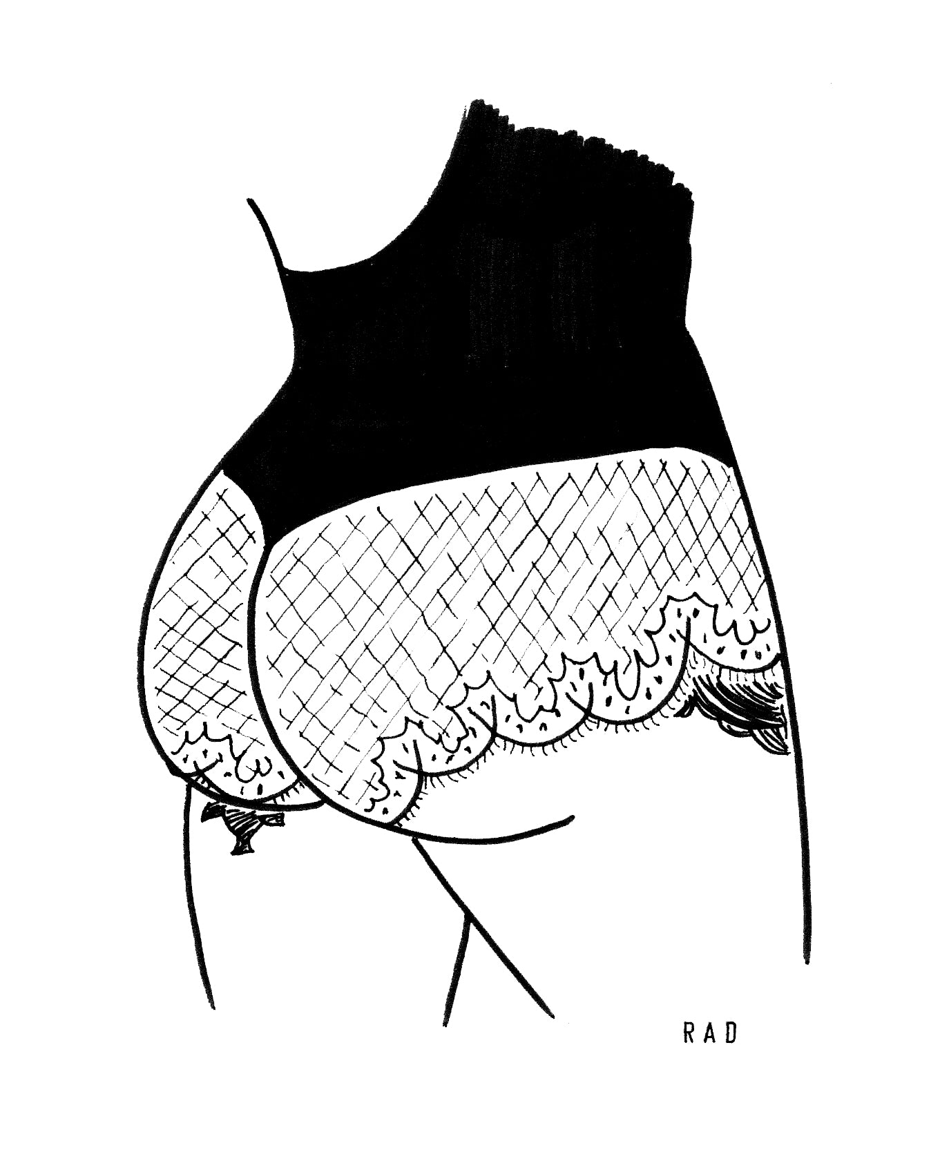 One Custom Booty Portrait (Person or Pet)