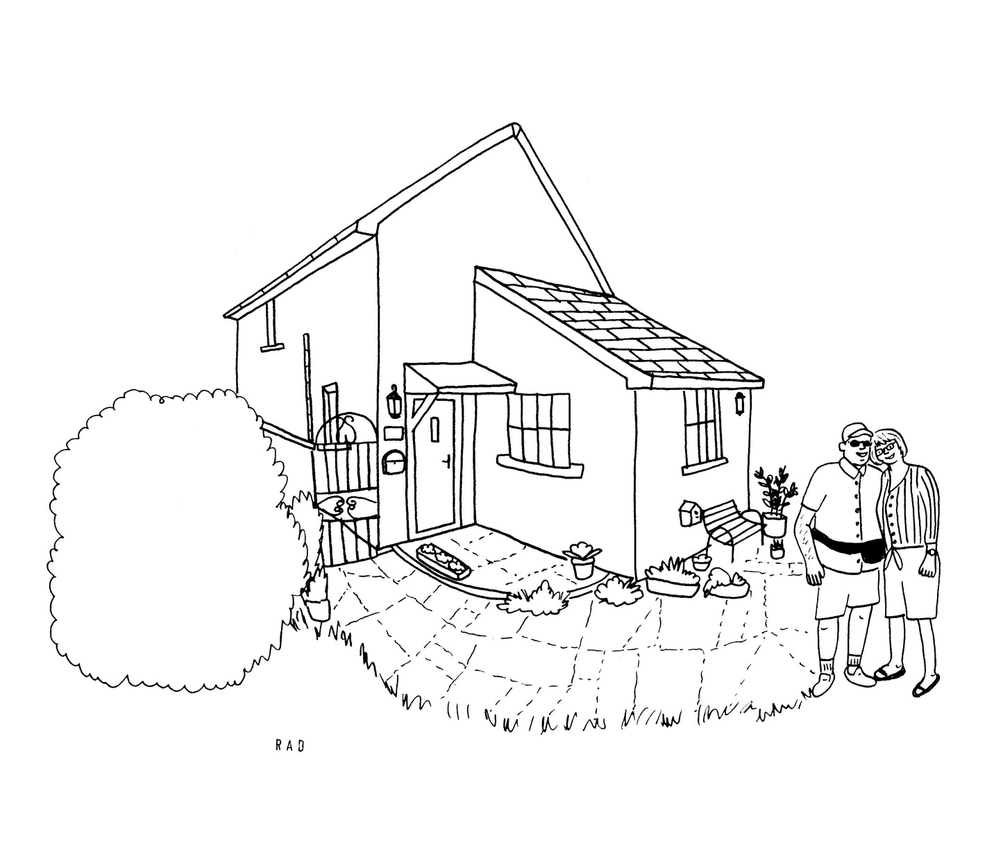 Custom House + Couple/ Family Portrait