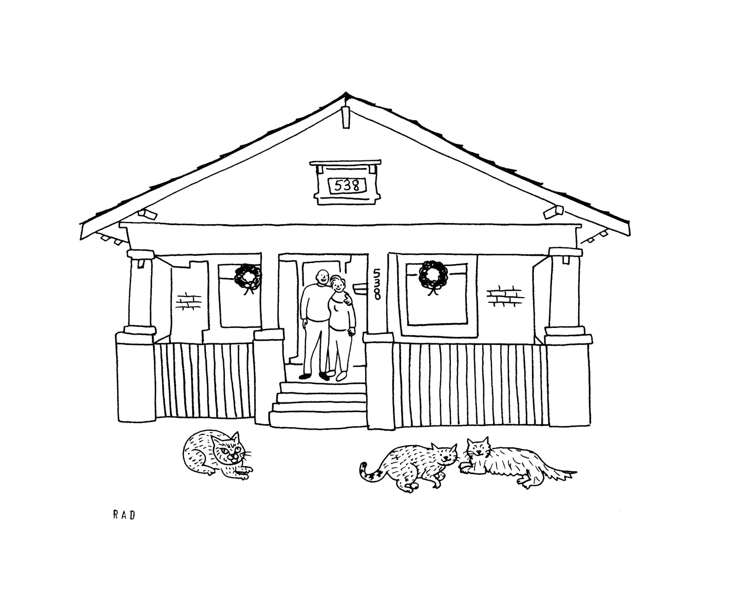 Custom House + Couple/ Family Portrait