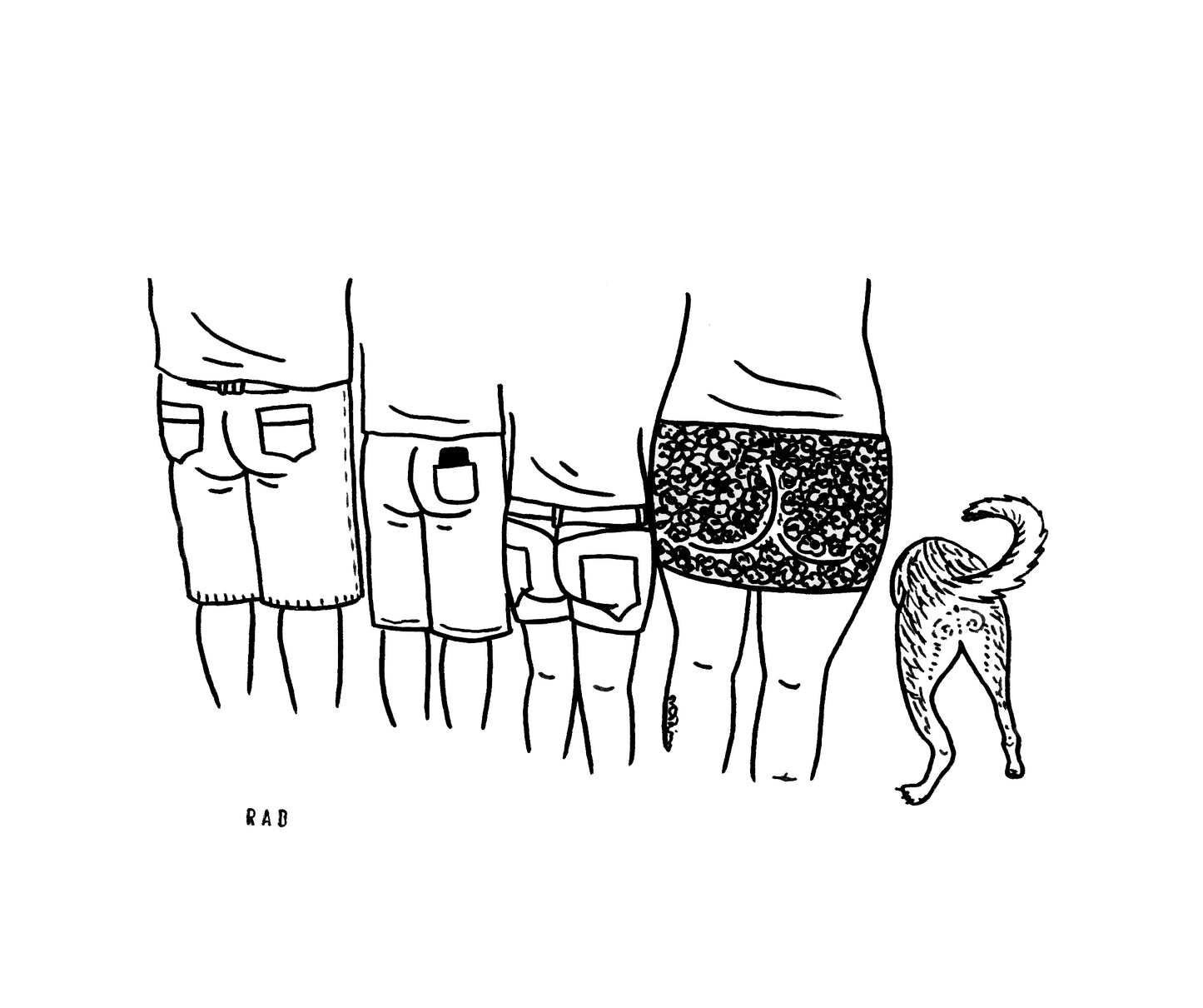 Five Custom Booty Portrait (People and/or Pets)