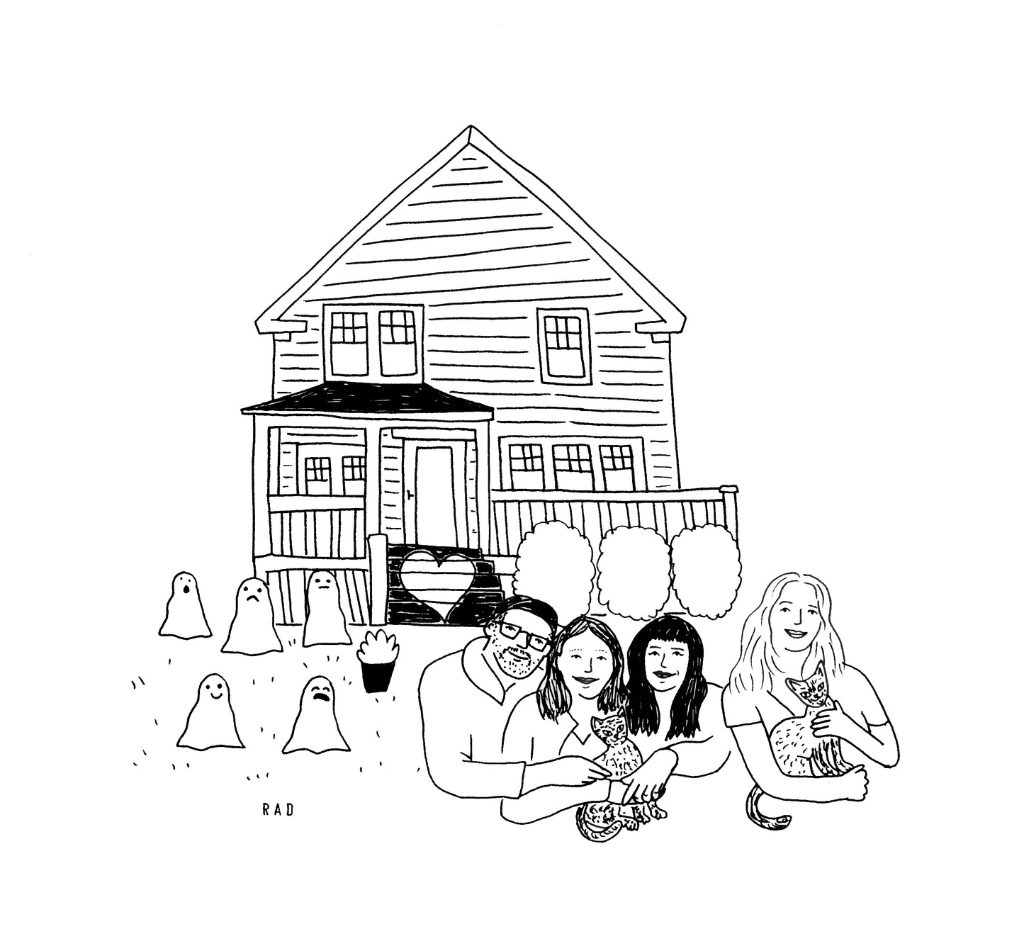 Custom House + Couple/ Family Portrait