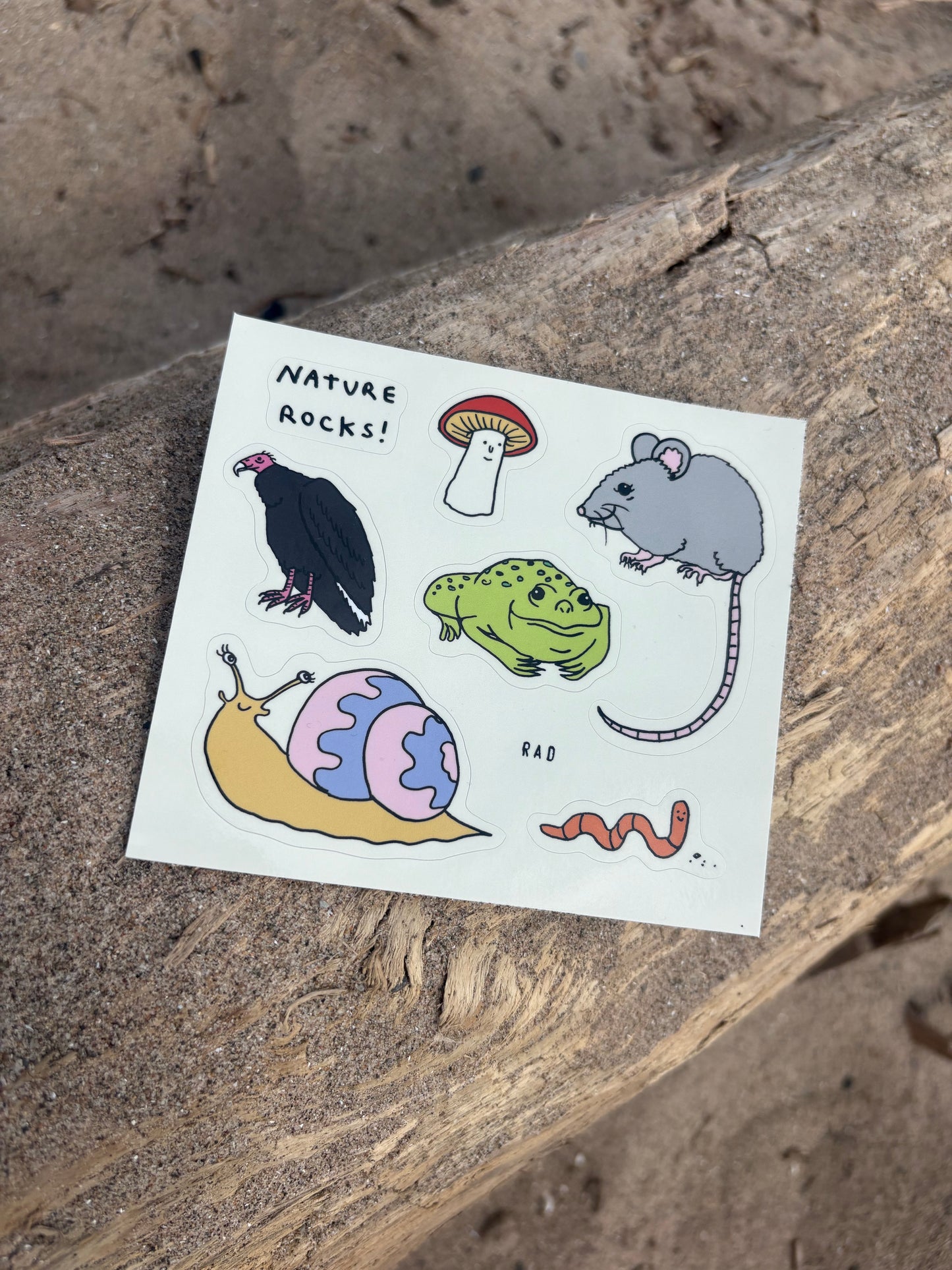 Nature Rocks Sticker Sheet