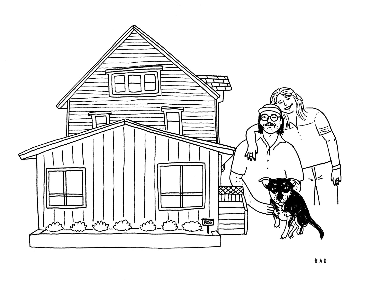 Custom House + Couple/ Family Portrait