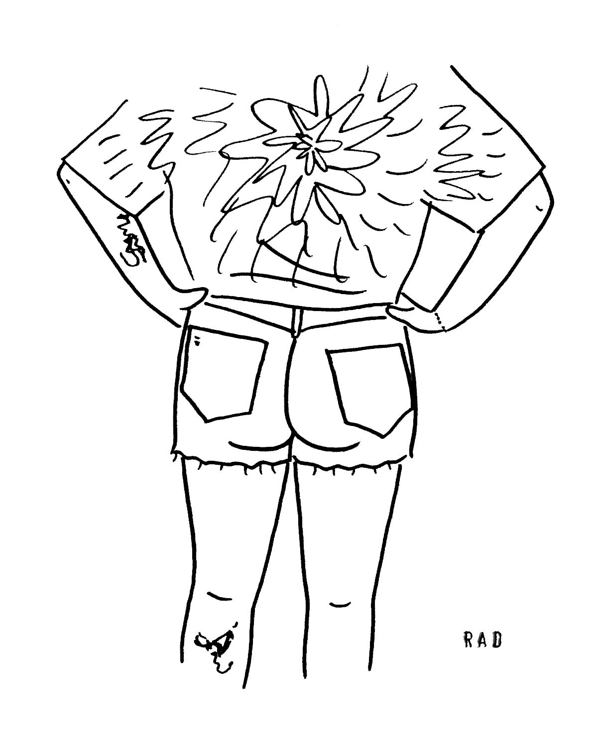 One Custom Booty Portrait (Person or Pet)