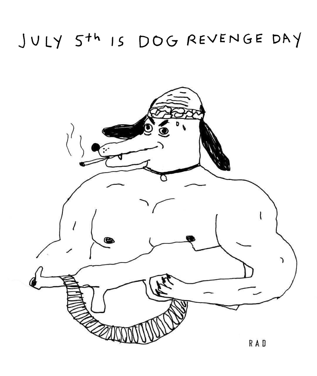 Dog Revenge 8x10 inch print
