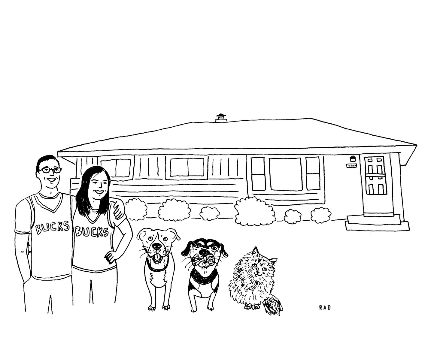 Custom House + Couple/ Family Portrait