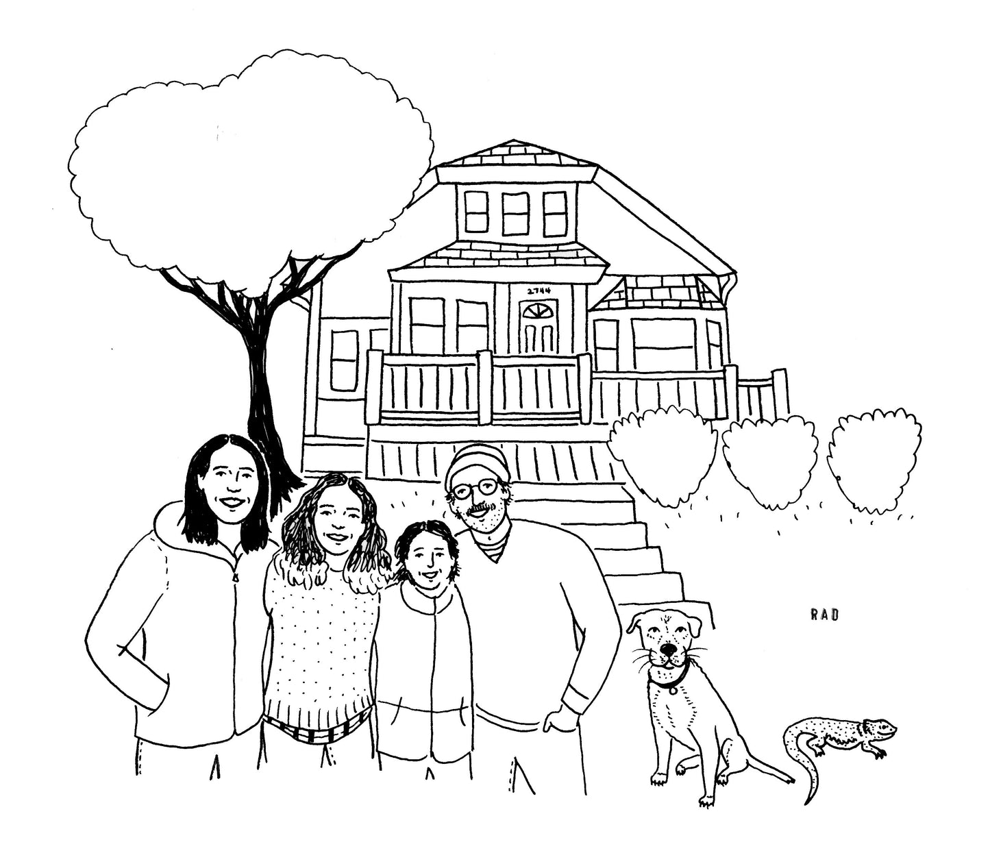 Custom House + Couple/ Family Portrait