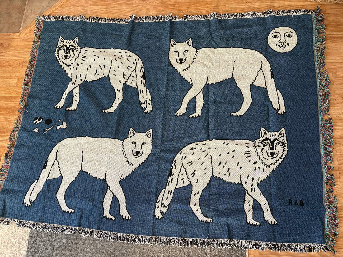 Limited Run Wolf Blanket