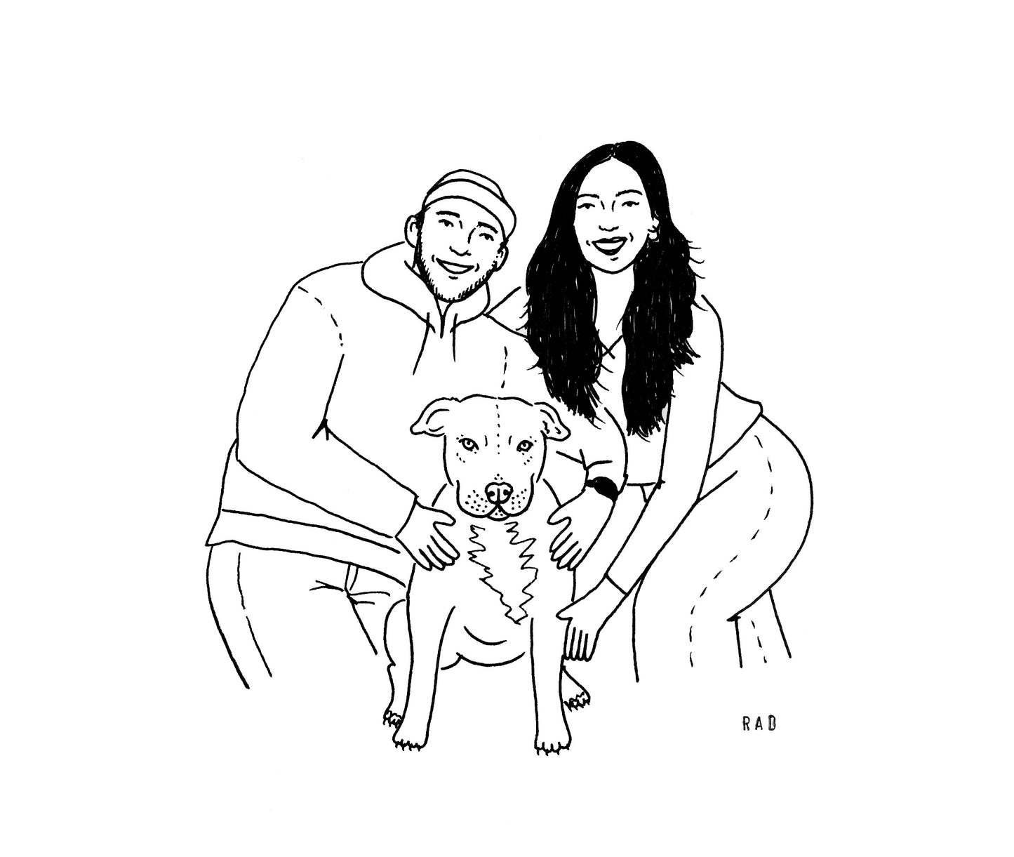 Custom Family Portrait (up to 5 individuals including pets)