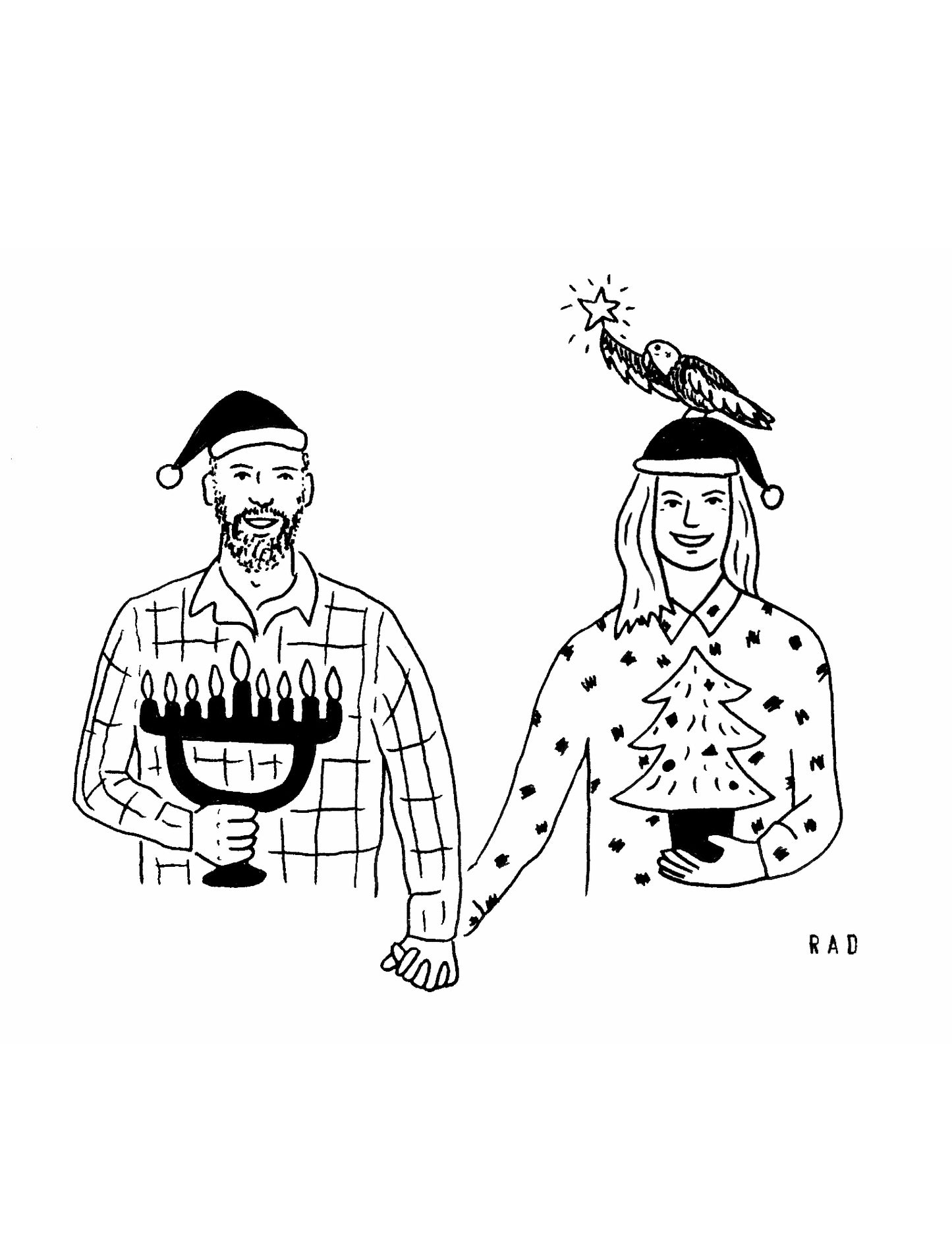 Custom Greeting Card Illustration (Digital File Only)