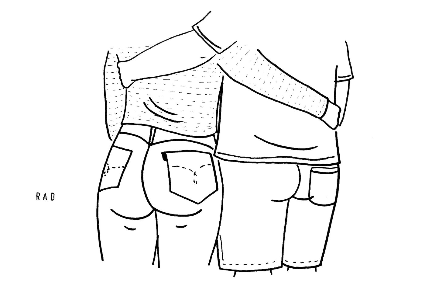 Double Custom Booty Portrait (People and/or Pets)