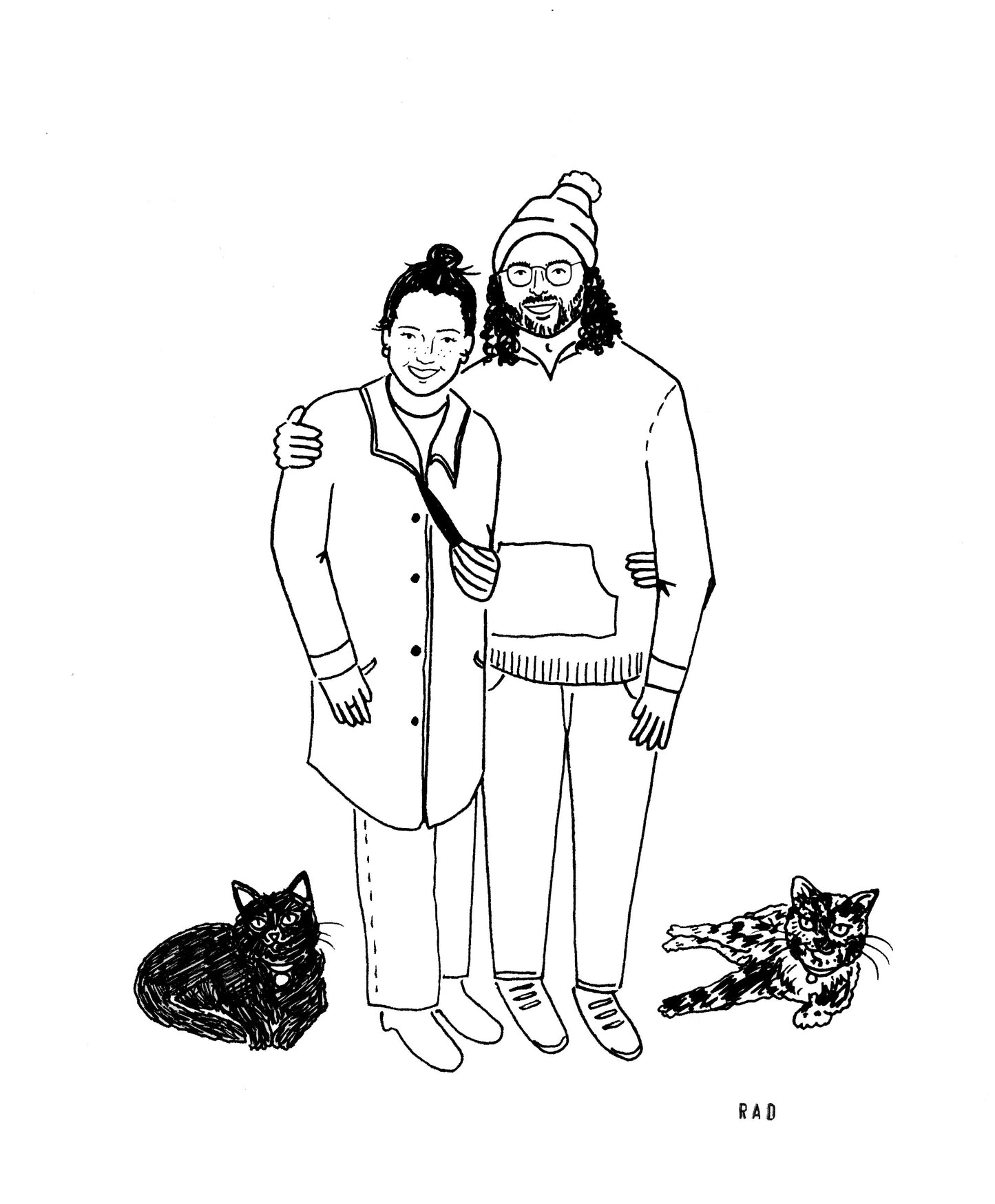 Custom Family Portrait (up to 5 individuals including pets)