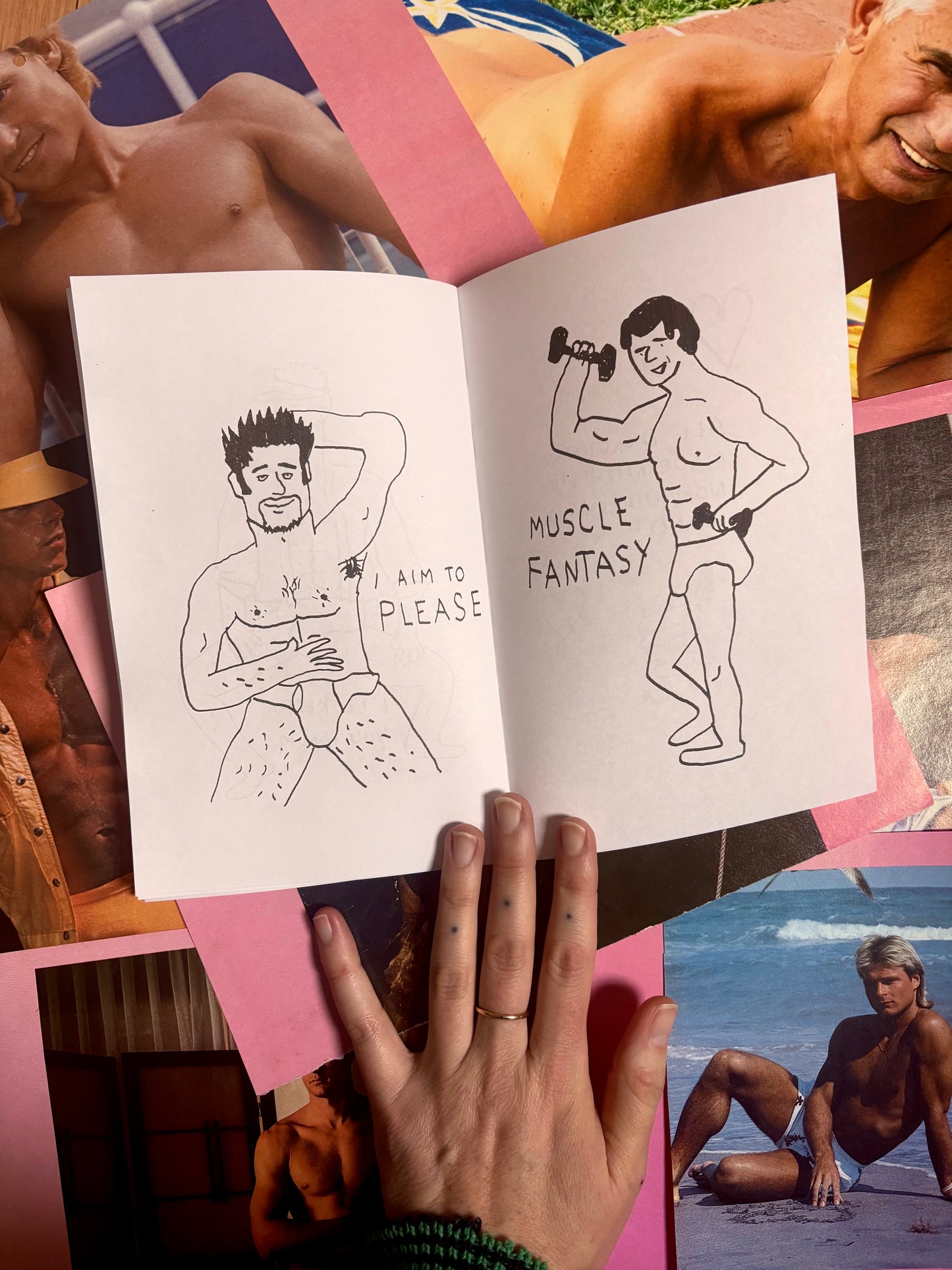 Handsome Hunks Zine / Coloring Book