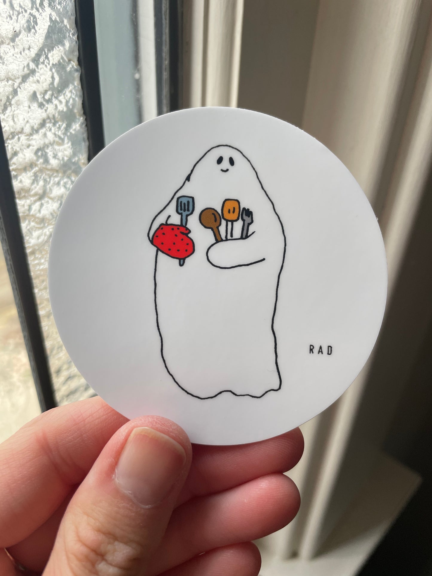 Craig the Kitchen Ghost Sticker
