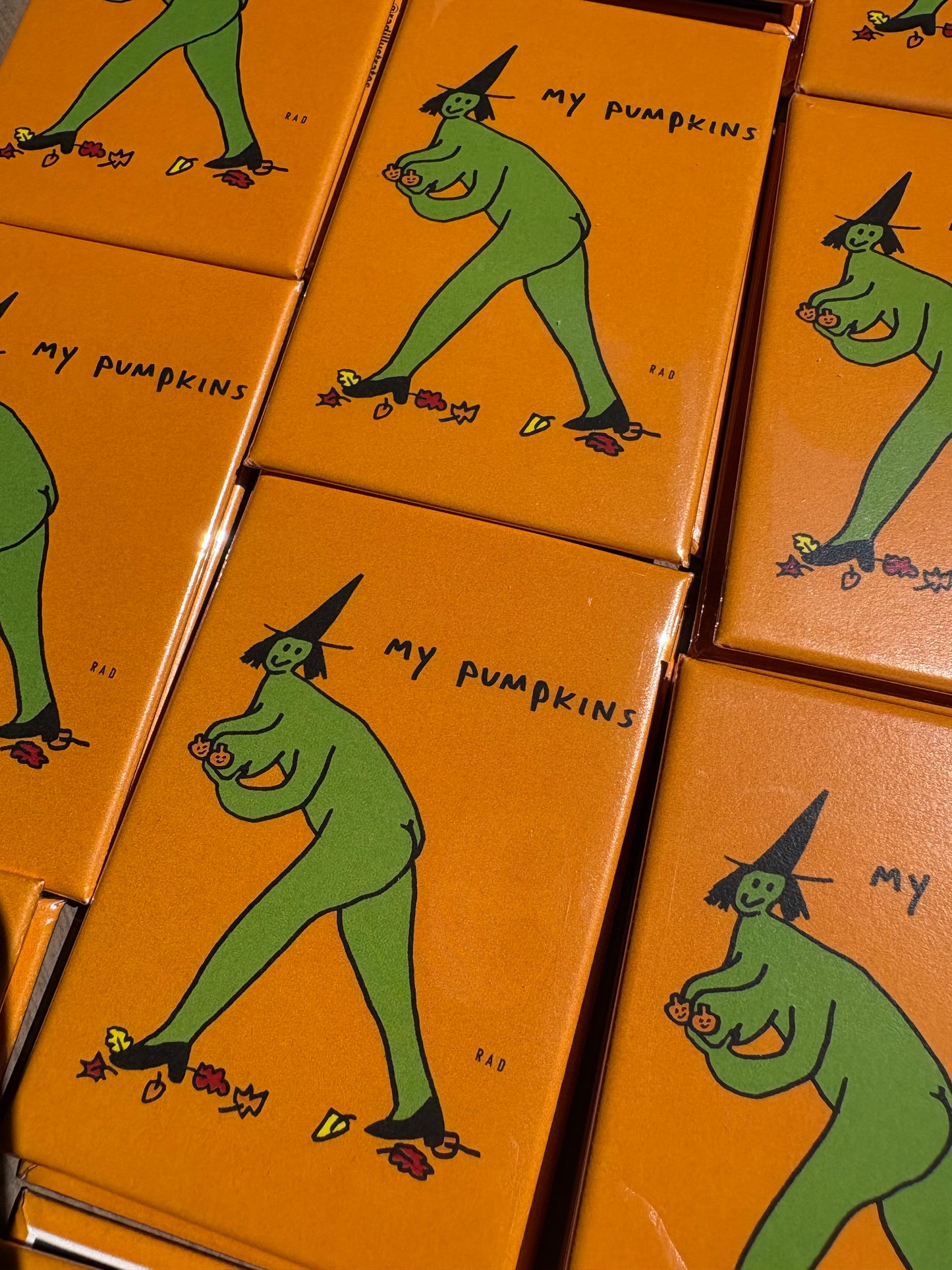 My Pumpkins Witch Magnet