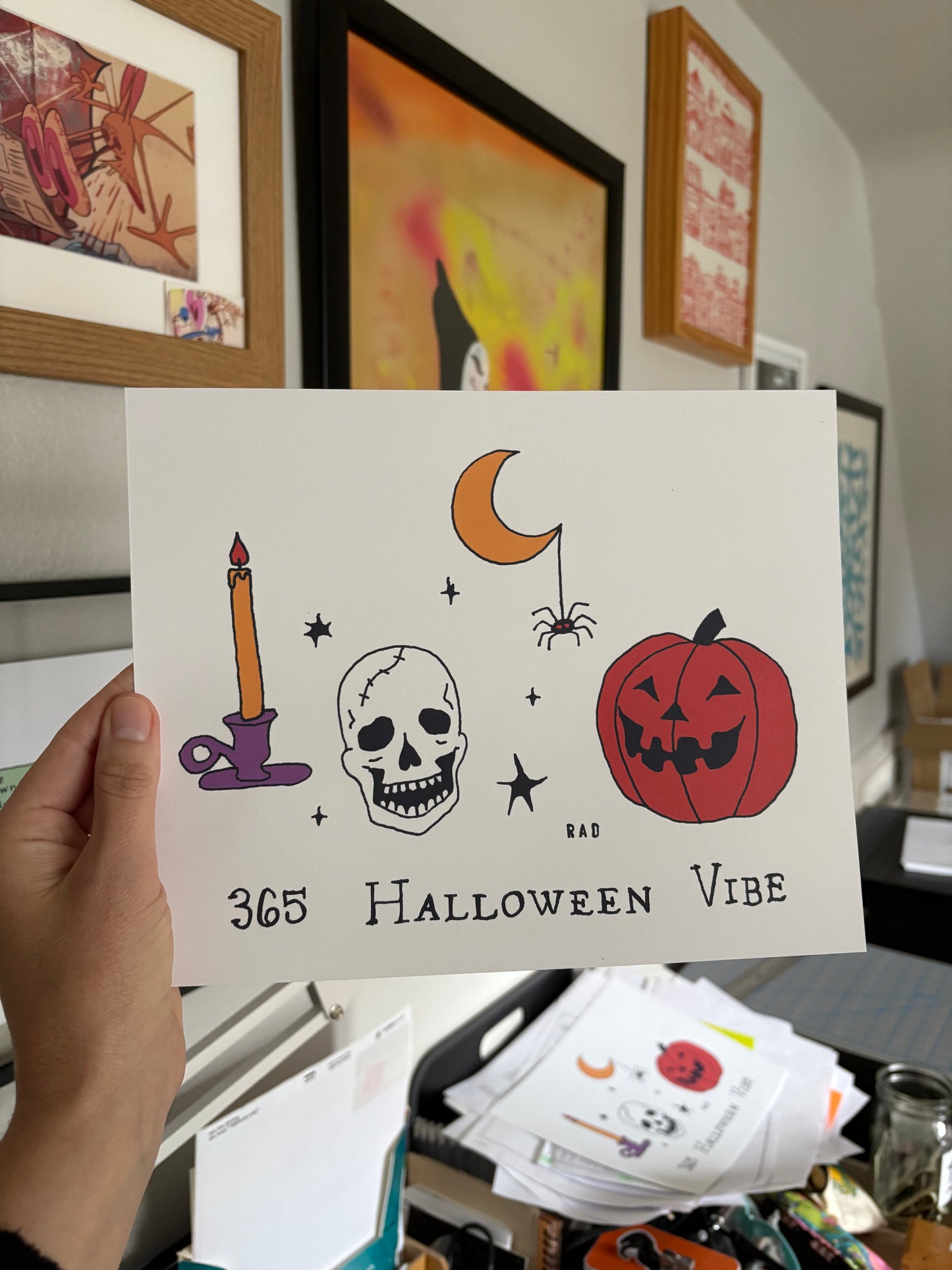 Color 365 Halloween Vibe Print 8x10 inches