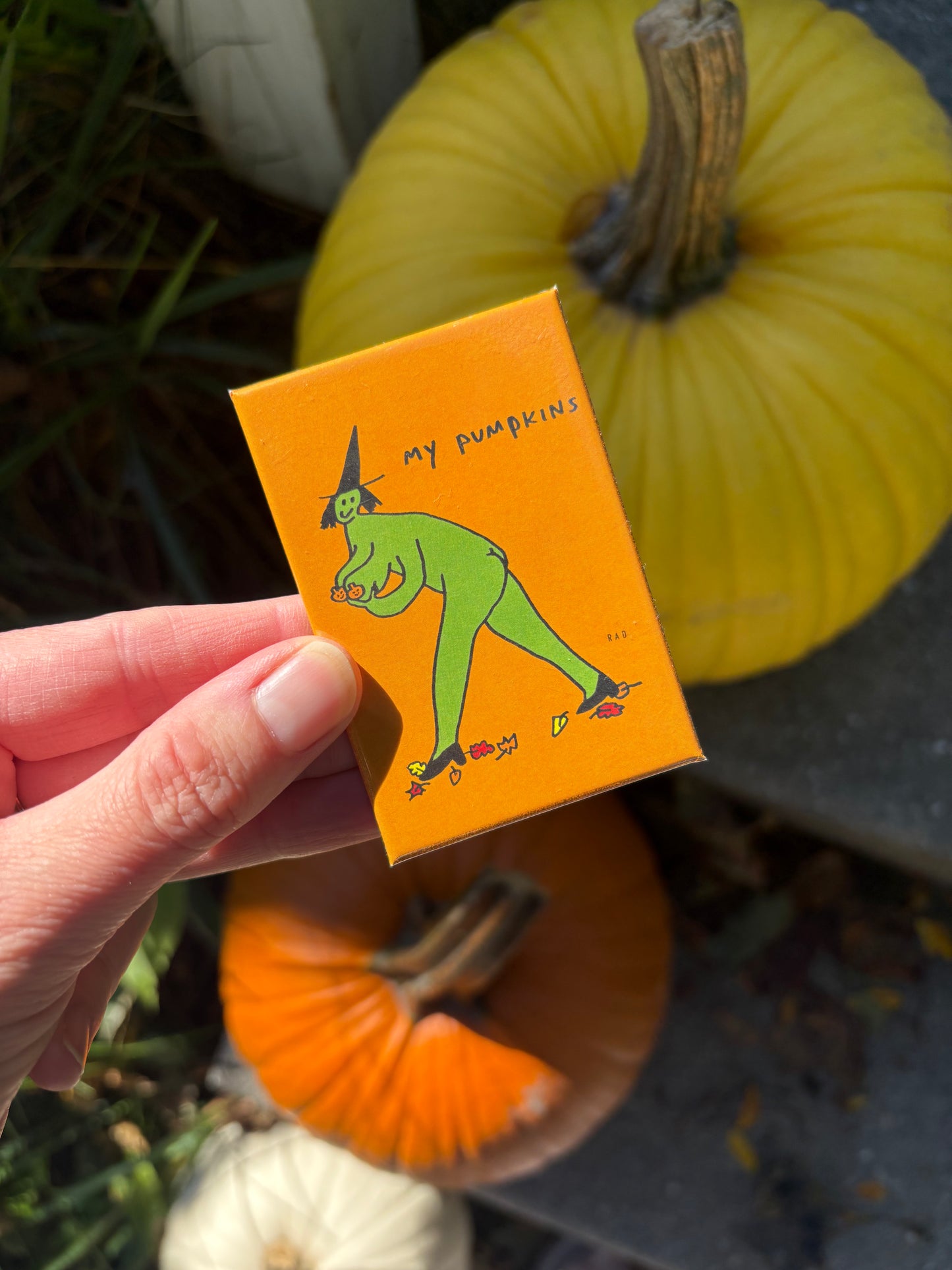 My Pumpkins Witch Magnet