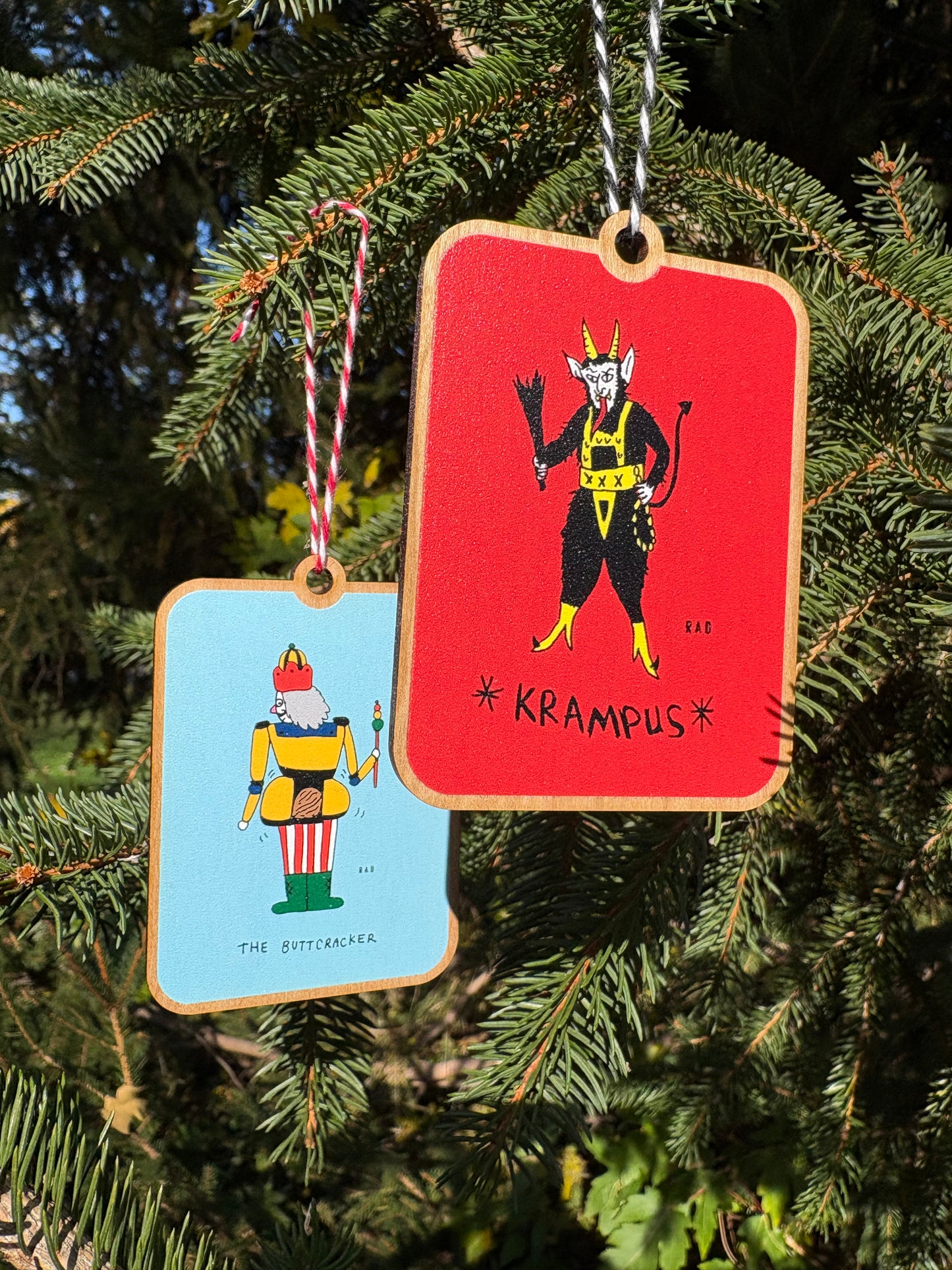 Krampus Wooden Ornament