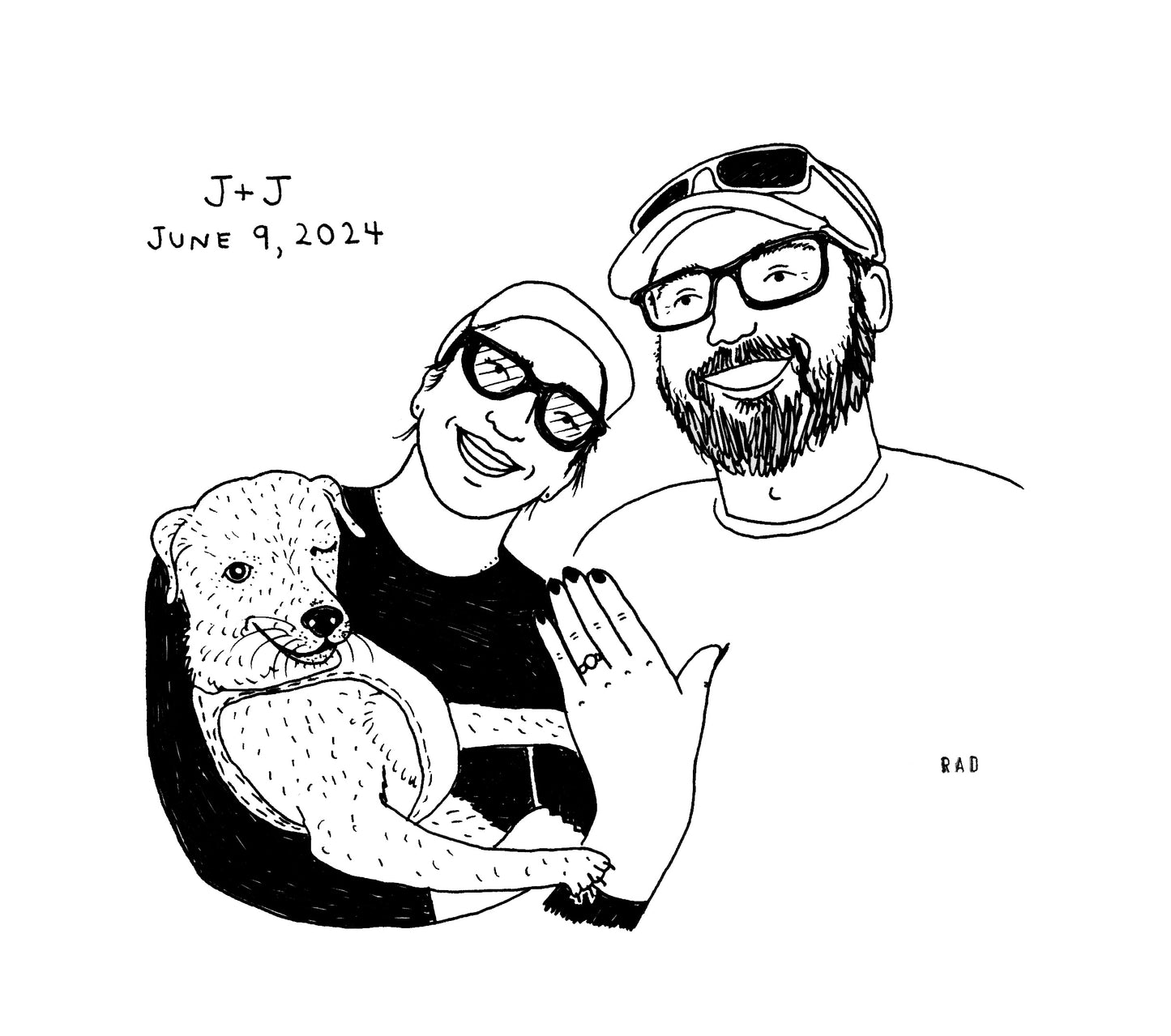 Custom Couple and/or Family Portrait
