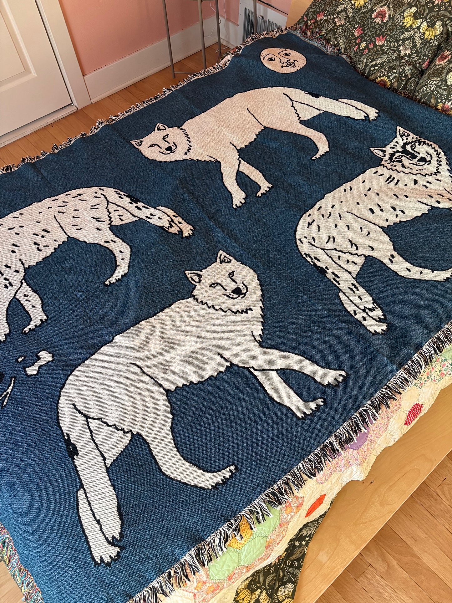 Limited Run Wolf Blanket