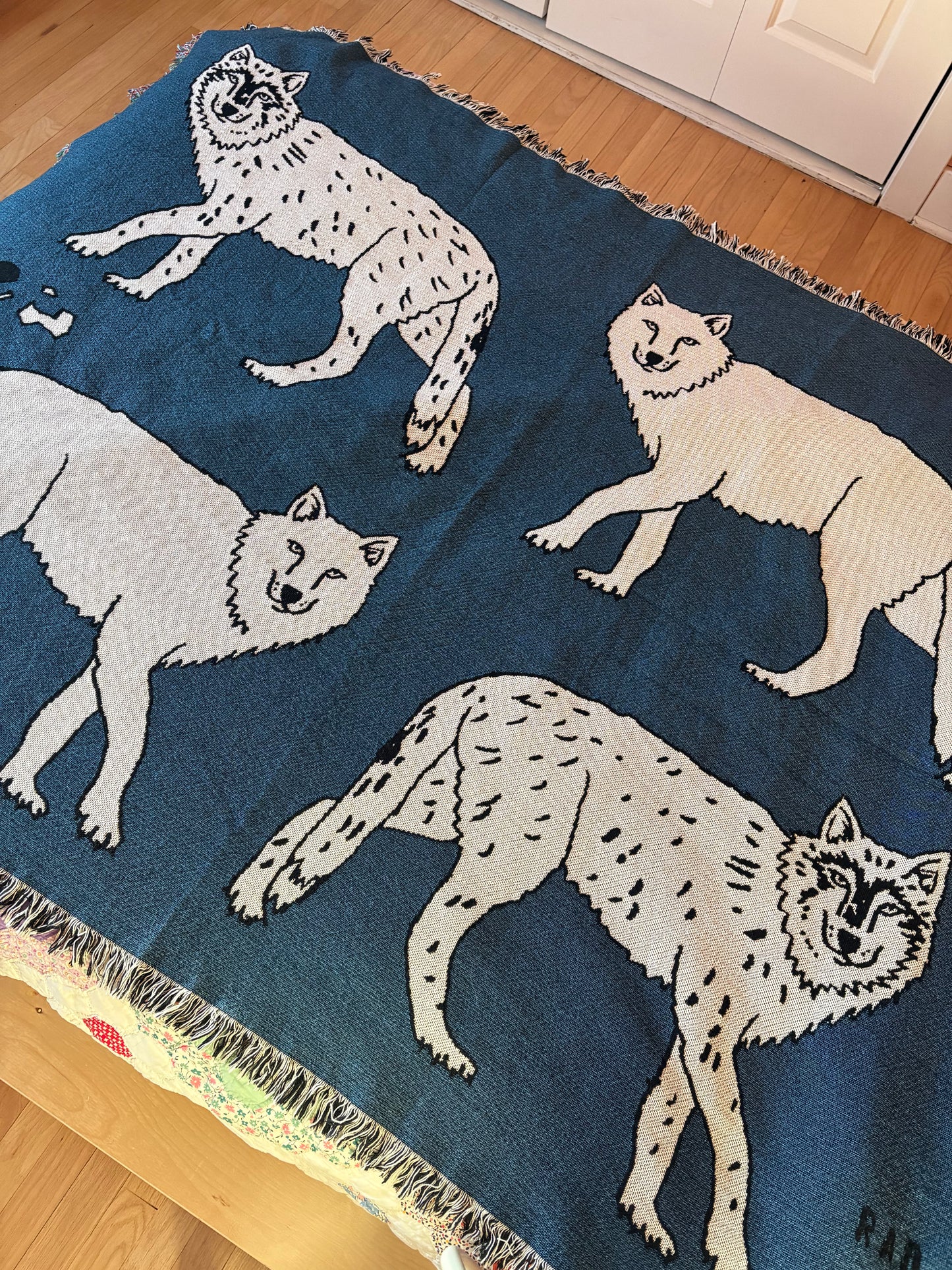 Limited Run Wolf Blanket