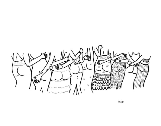 Nine Custom Booty Portrait (People and/or Pets)