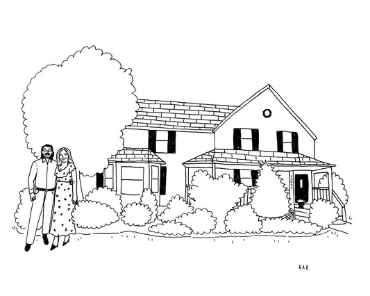 Custom House + Couple/ Family Portrait