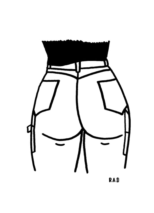 One Custom Booty Portrait (Person or Pet)