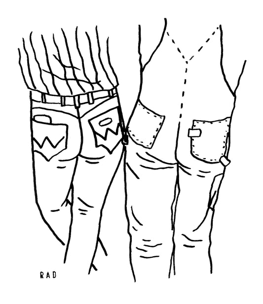 Double Custom Booty Portrait (People and/or Pets)