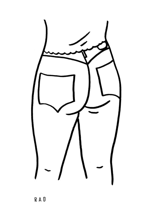 One Custom Booty Portrait (Person or Pet)