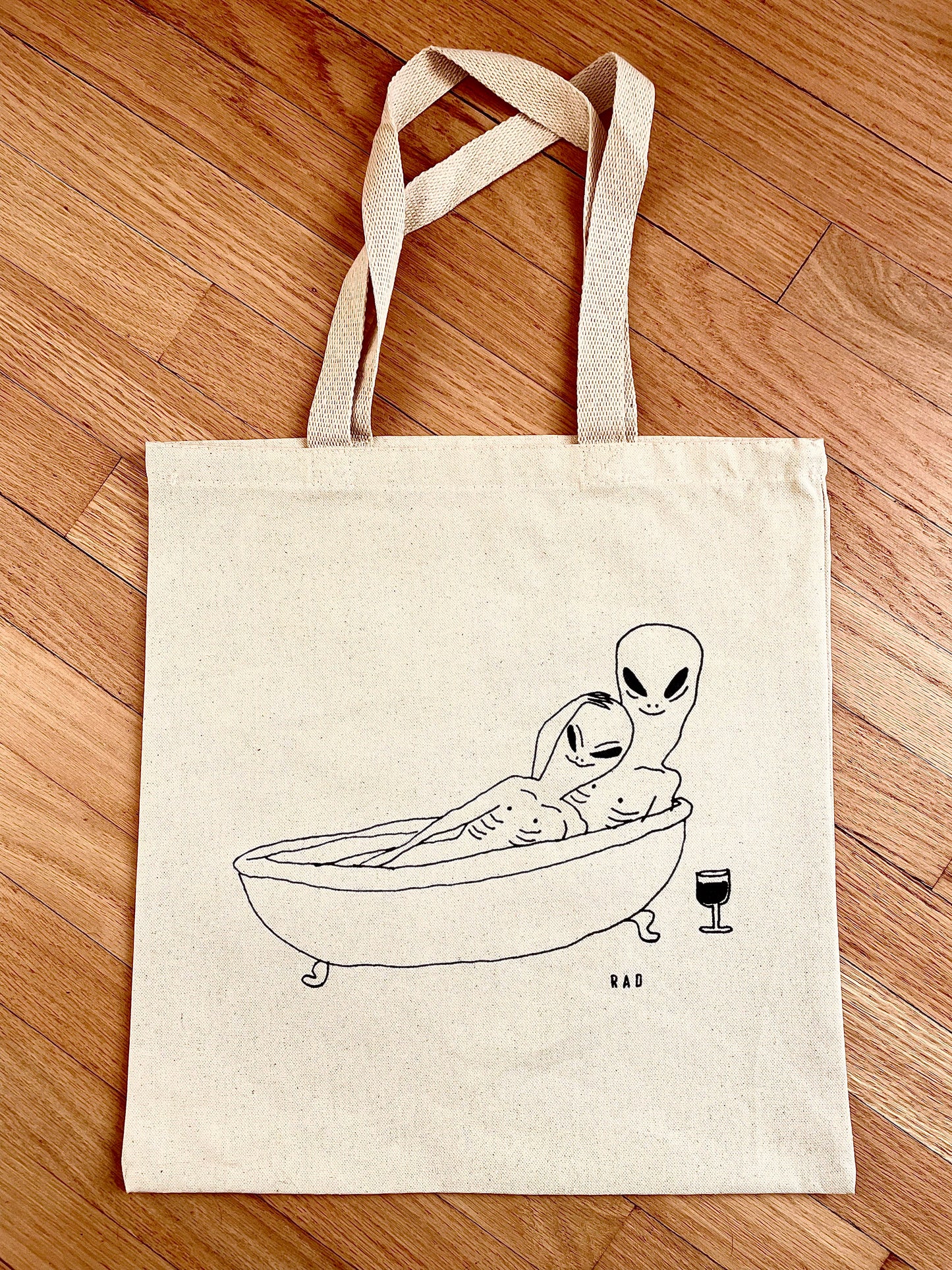 SALE Alien Tub Lovers Tote bag